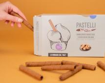 Pastelli, made to go with gelato